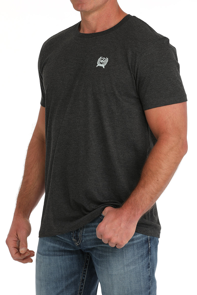 BLACK CINCH TEE