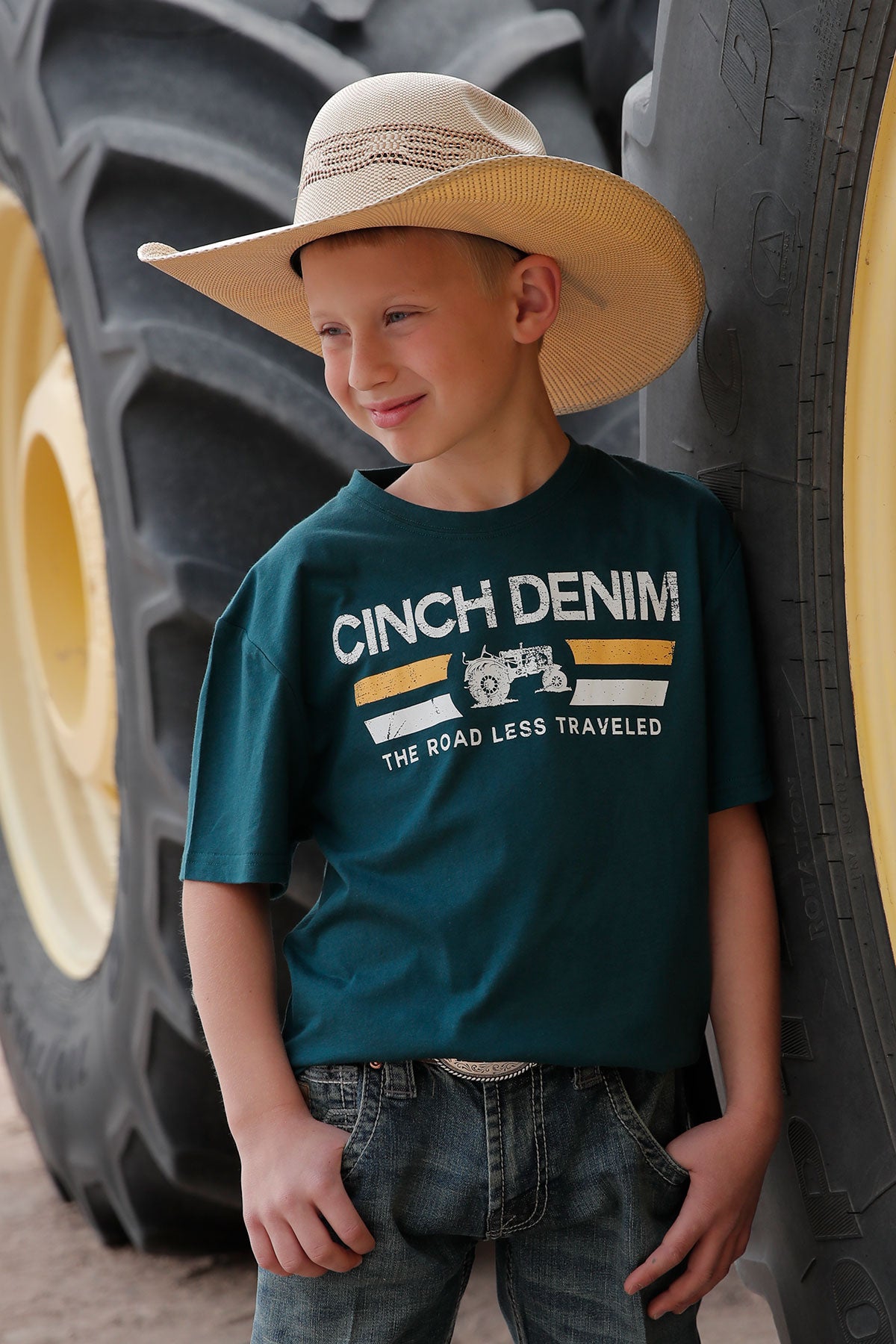 Cinch boys barn tee