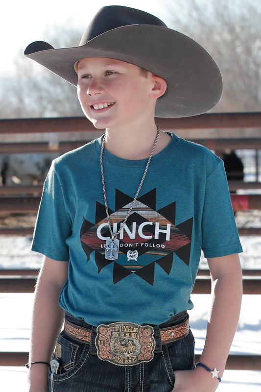 Boy's Aztec Logo tee