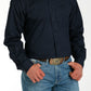 Men's Paisley Long Sleeve- navy