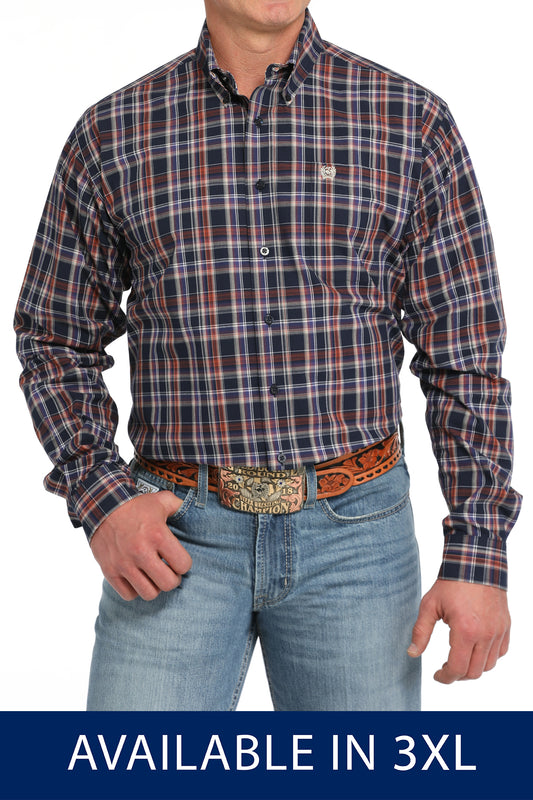 Men's Cinch Plaid Button-Up