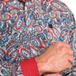 Paisley Long Sleeve- red/white/blue