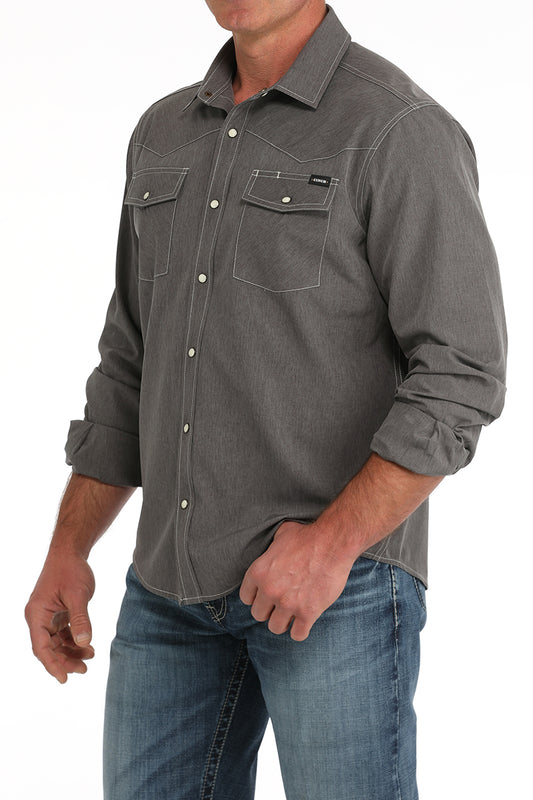 CHARCOAL CAMP SHIRT