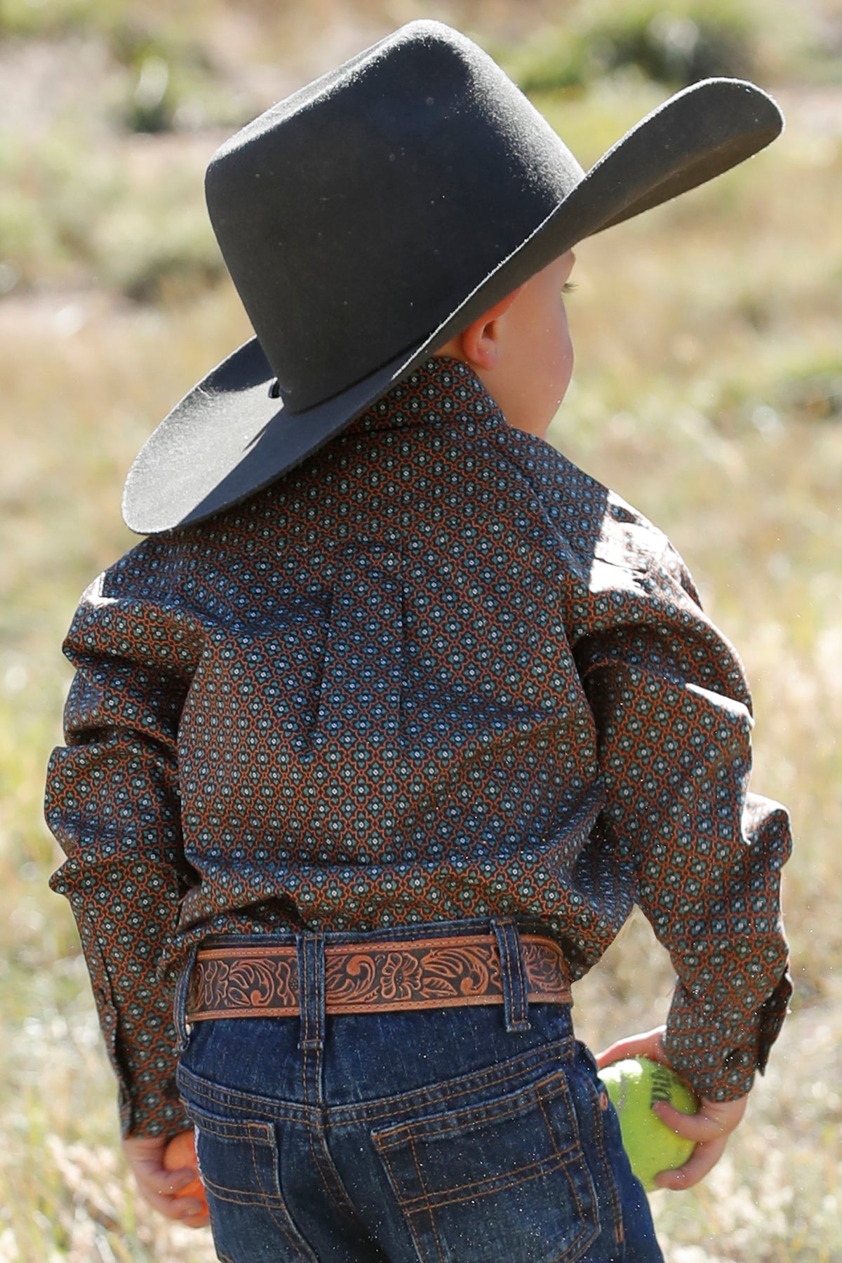 TODDLER BROWN L/S CINCH