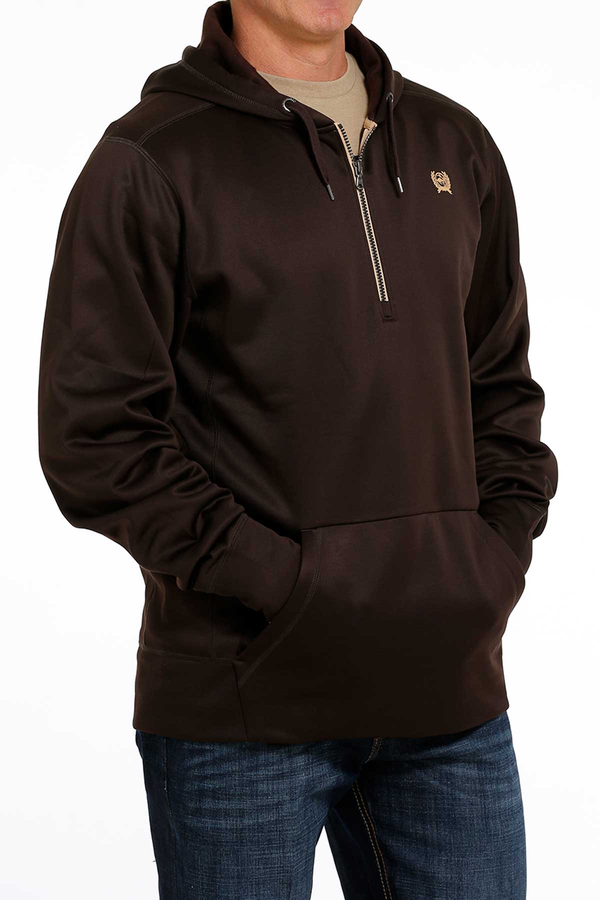 Men's Cinch Hoodie Brown