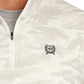 Mens Cinch 1/4 zip Camo Grey