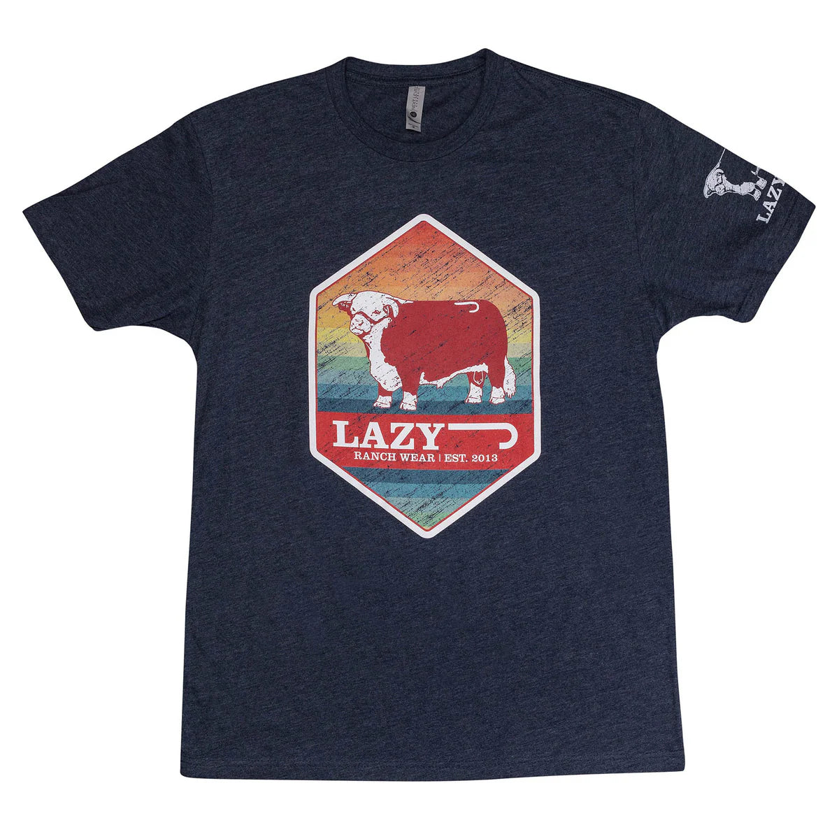 Lazy J  "Rain Hereford" Tee