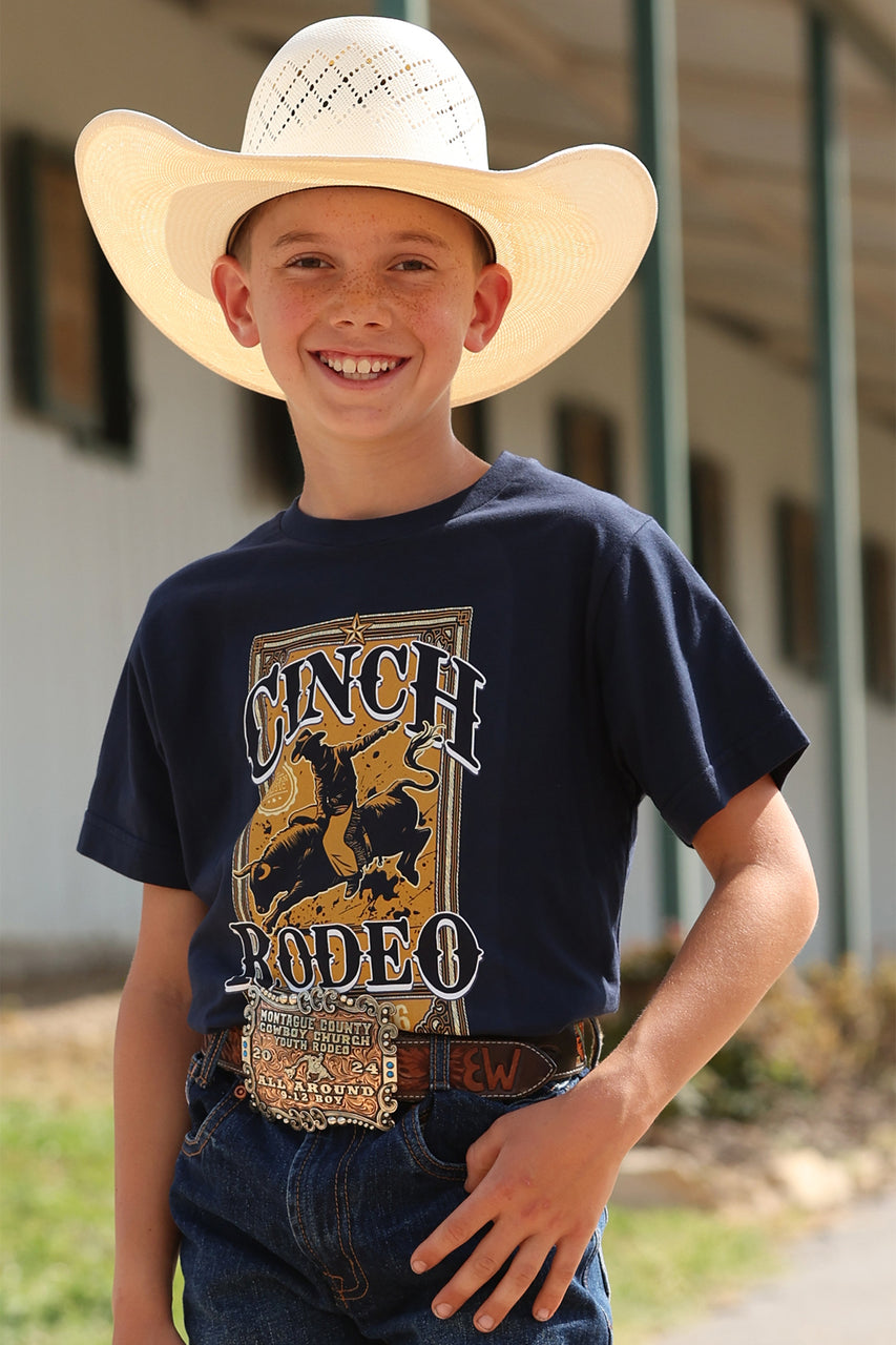 Boys cinch rodeo
