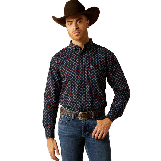 Men's Taylor LS Shirt - Dark Blue