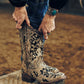 Corral Black & Glitter inlay Women's boot