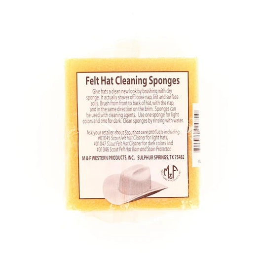 Felt hat cleaning sponge
