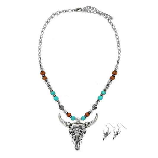 Western Bull Necklace