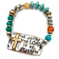 Joy of the Lord Is My Strength Cross Prayer Beads Bracelet