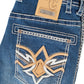 Men's Cotton/Spandex Stretch Fancy Slim Straight JEANS