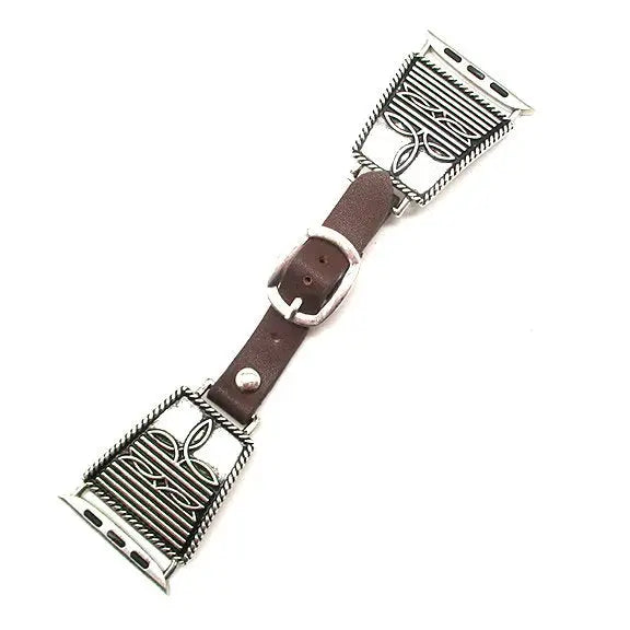 Western Boot Stitch Apple Watch Band