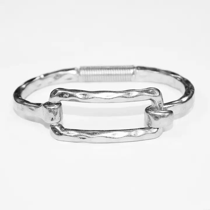 Silver Buckle Bracelet