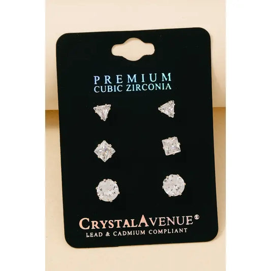 3 pc. earring set