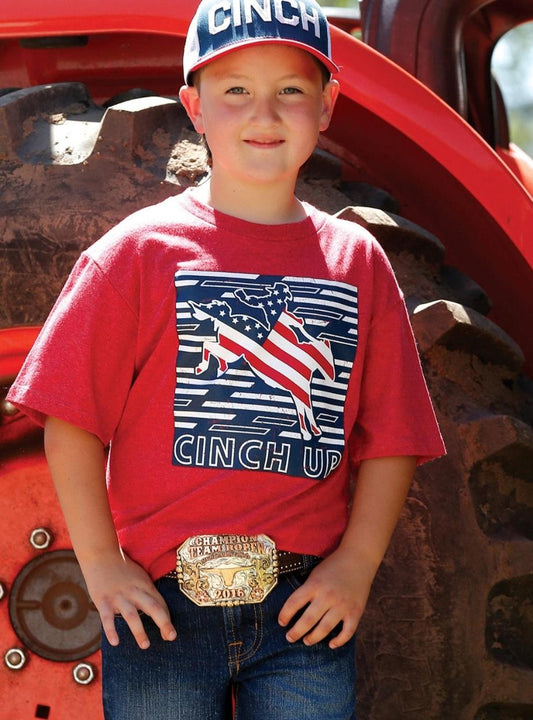 Boy's "Cinch Up" tee