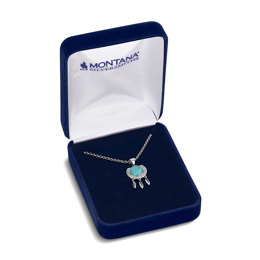 Catching Luck Horseshoe Necklace