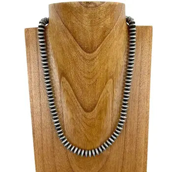 10MM Roundel Navajo Pearl