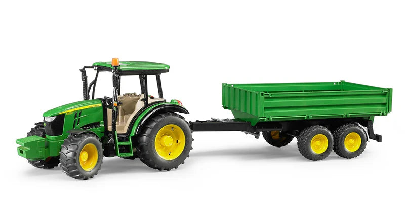 John Deere 5115 M with Tipping Trailer