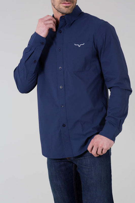 KR Team Dress Shirt- navy