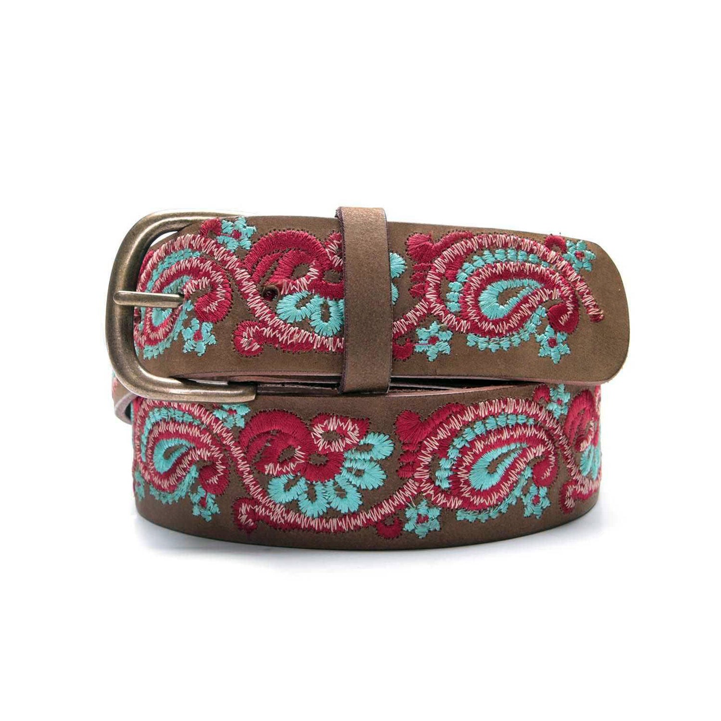 Paisley Embroidered Belt