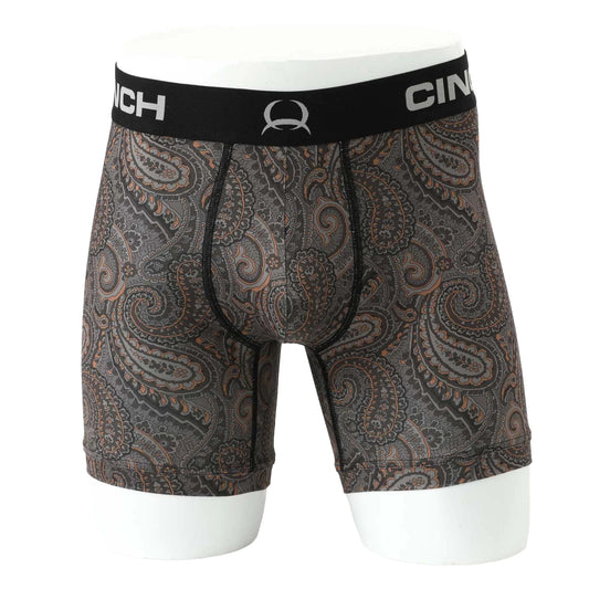 Men's Paisley Boxer Brief BRN