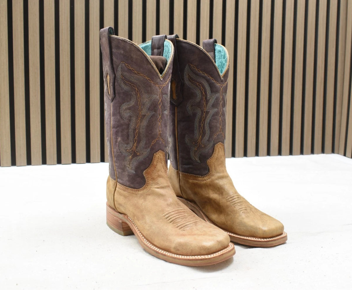 Corral Women's Sand & Purple top Boot