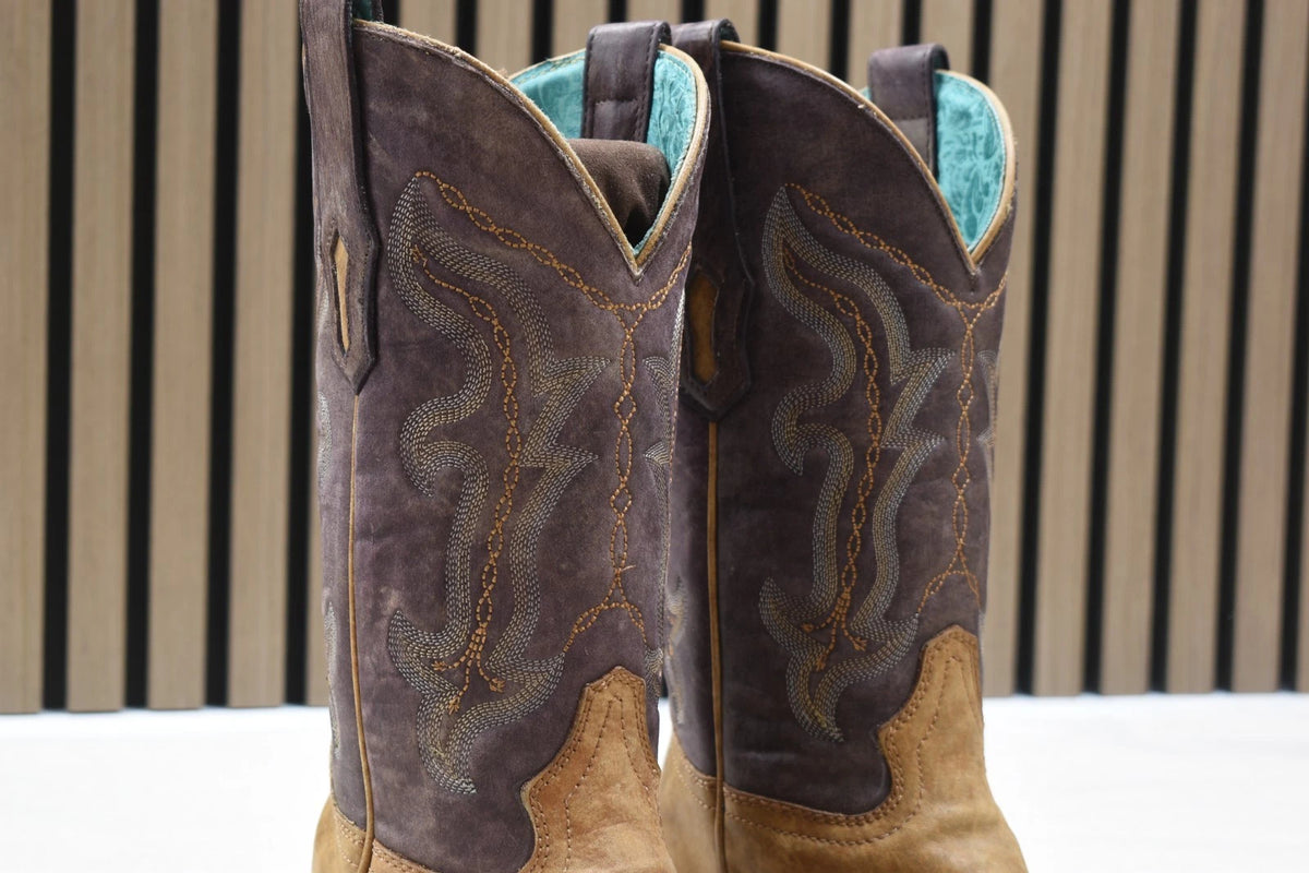 Corral Women's Sand & Purple top Boot