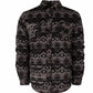 Men's Everette Jacket In Black Aztec and Reversible