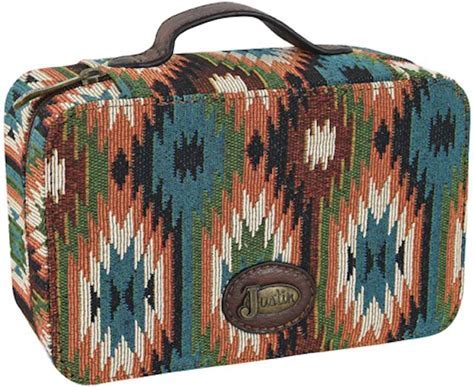 Justin Aztec Jacquard Large Jewelry Case