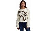Women's Fleece Horse Knit Shirt