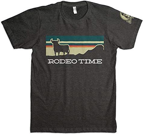"Sunset Rodeo Time" tee- tri-black