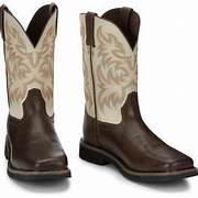 Justin Copper Brown Driller Boot