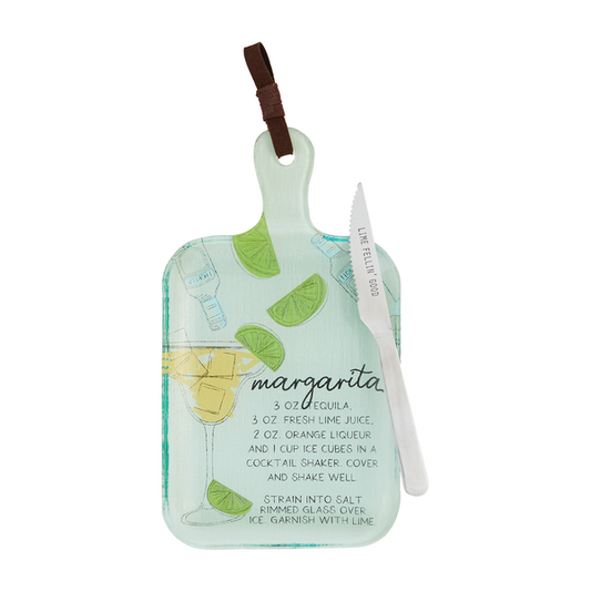 GLASS BAR CUTTING BOARD SET